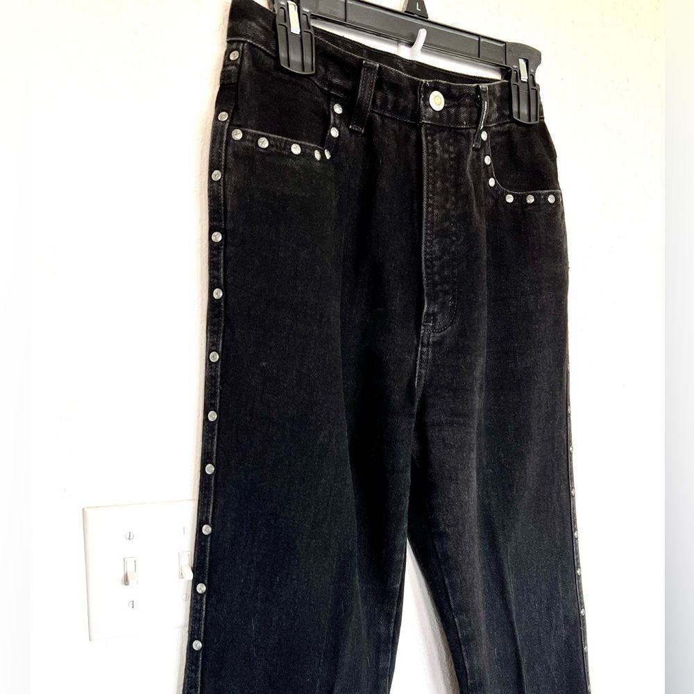 Vintage Rockies Rivet Embellished High Rise Mom Jeans